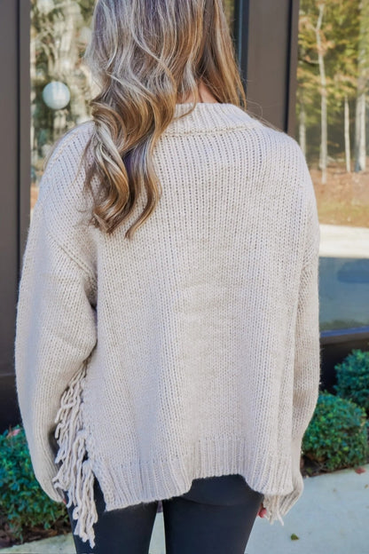 Beatrix - Women's Relaxed Knit Sweater - photo 3