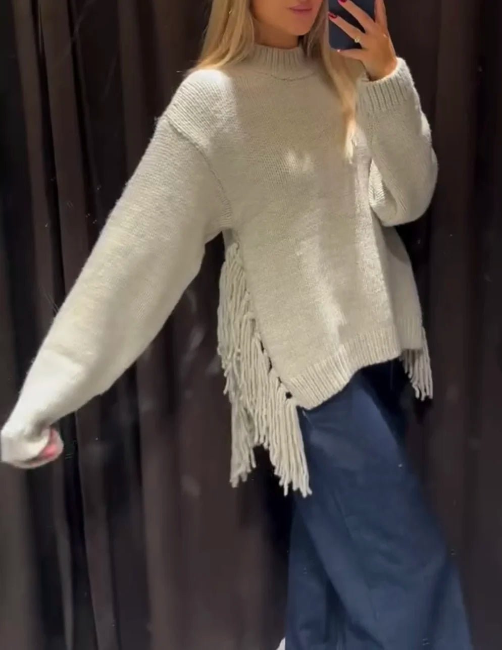 Beatrix - Women's Relaxed Knit Sweater - photo 5