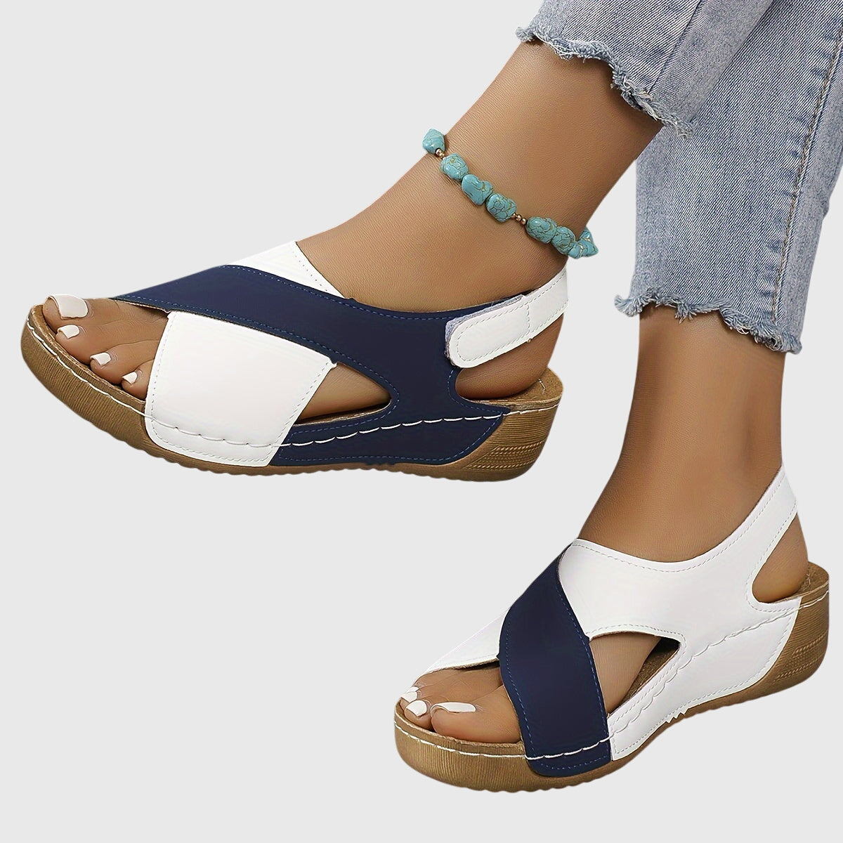 Maeve - Women's Cushioned Footbed Sandals - photo 1