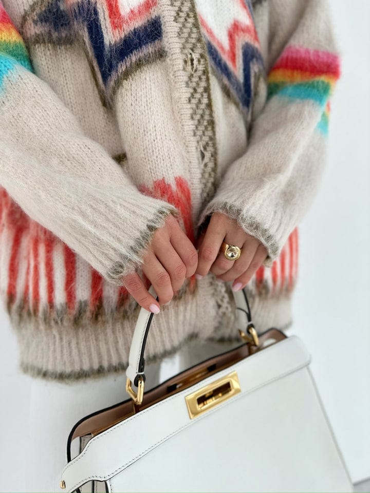 Orla - Women's Fringed Knit Cardigan - photo 2