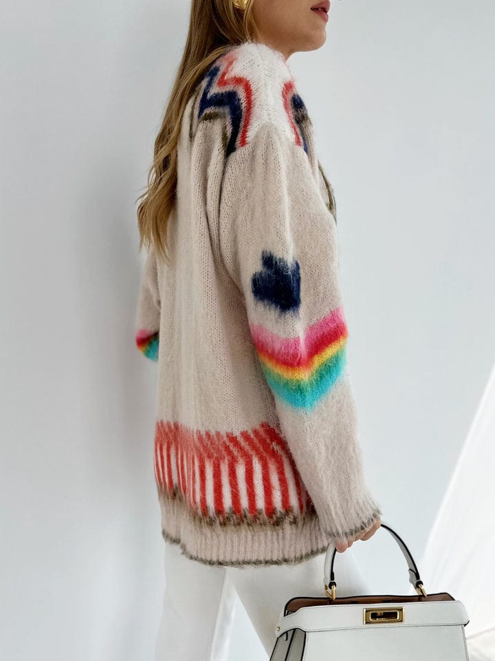 Orla - Women's Fringed Knit Cardigan - photo 3