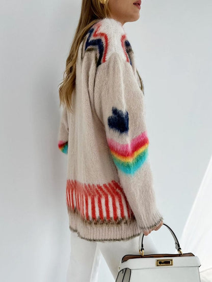 Orla - Women's Fringed Knit Cardigan - photo 3