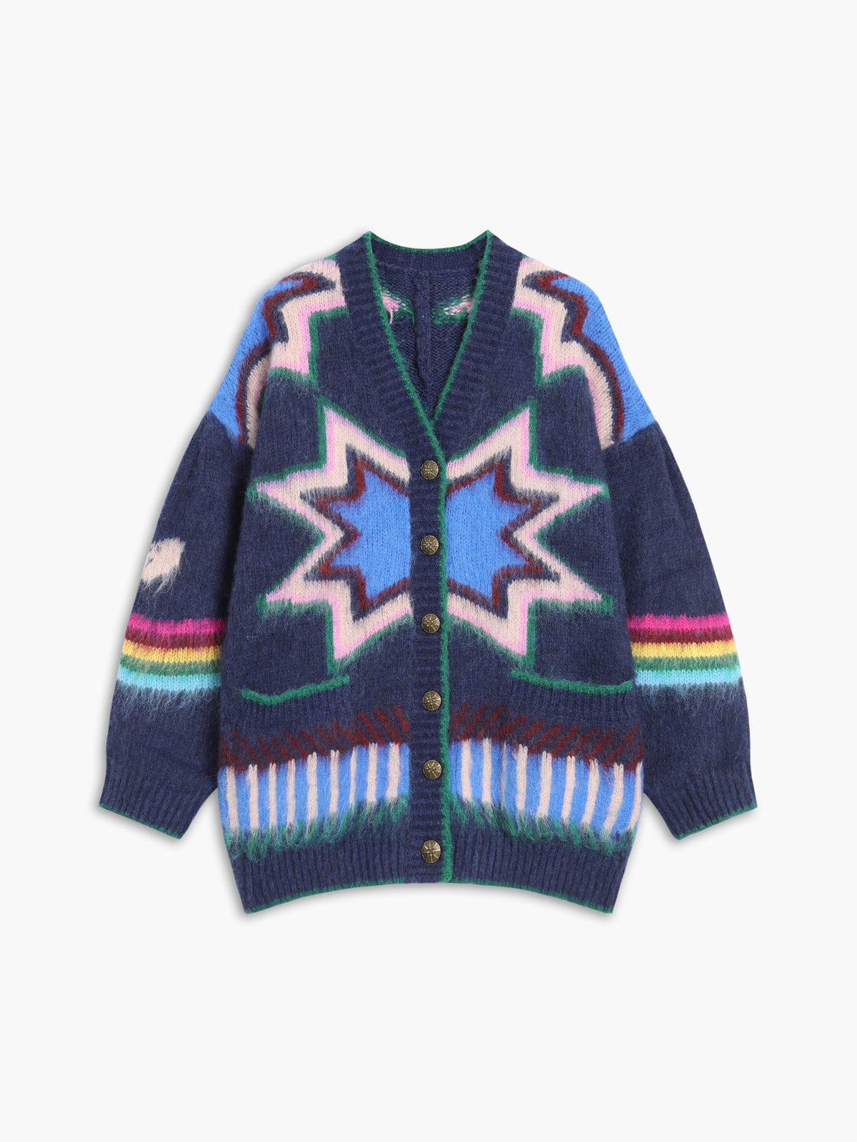 Orla - Women's Fringed Knit Cardigan - photo 9