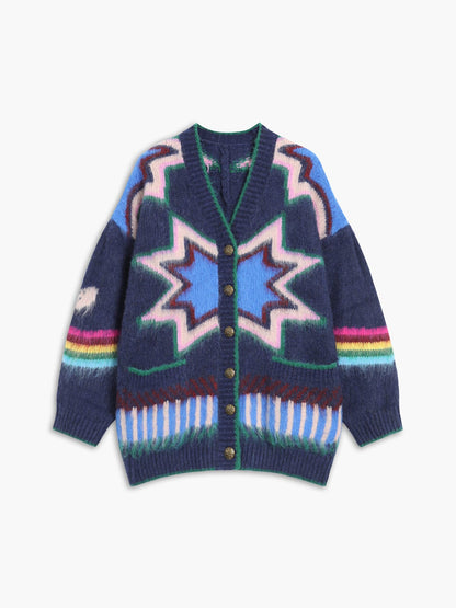 Orla - Women's Fringed Knit Cardigan - photo 9