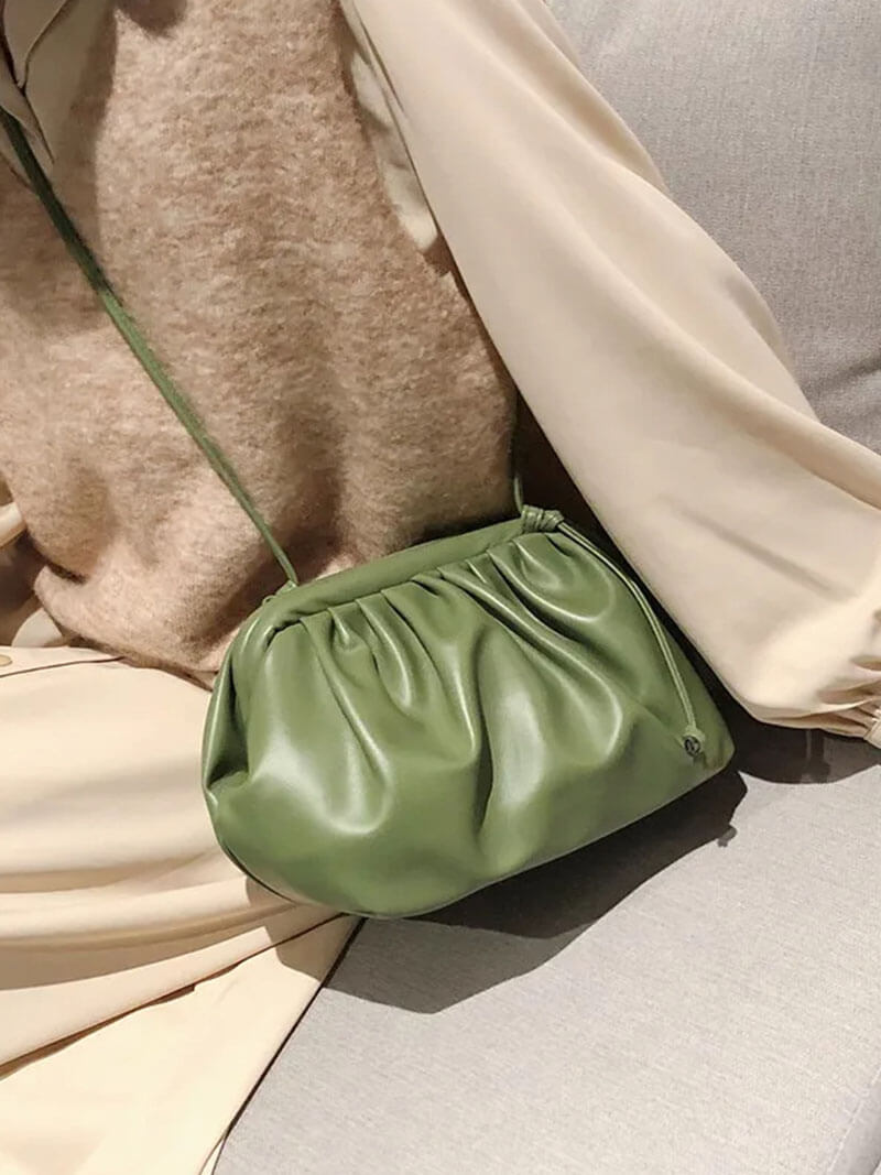 Kimberley - Women's Pouch Crossbody Leather Bag - photo 10