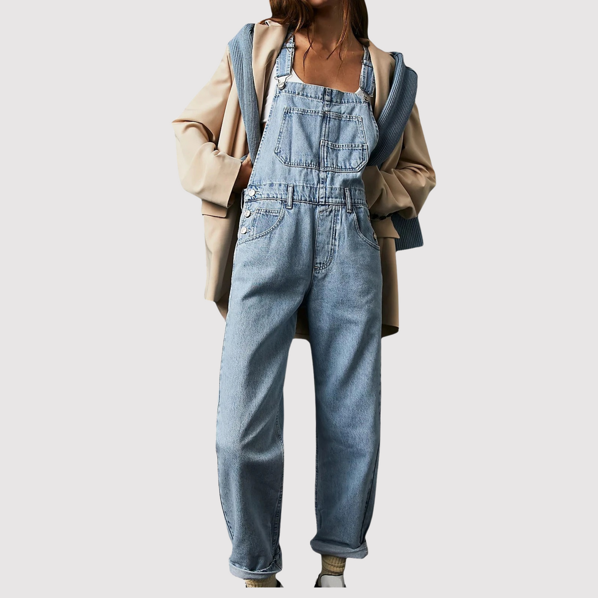 Ulla - Women's Denim Dungarees Jumpsuits - photo 3