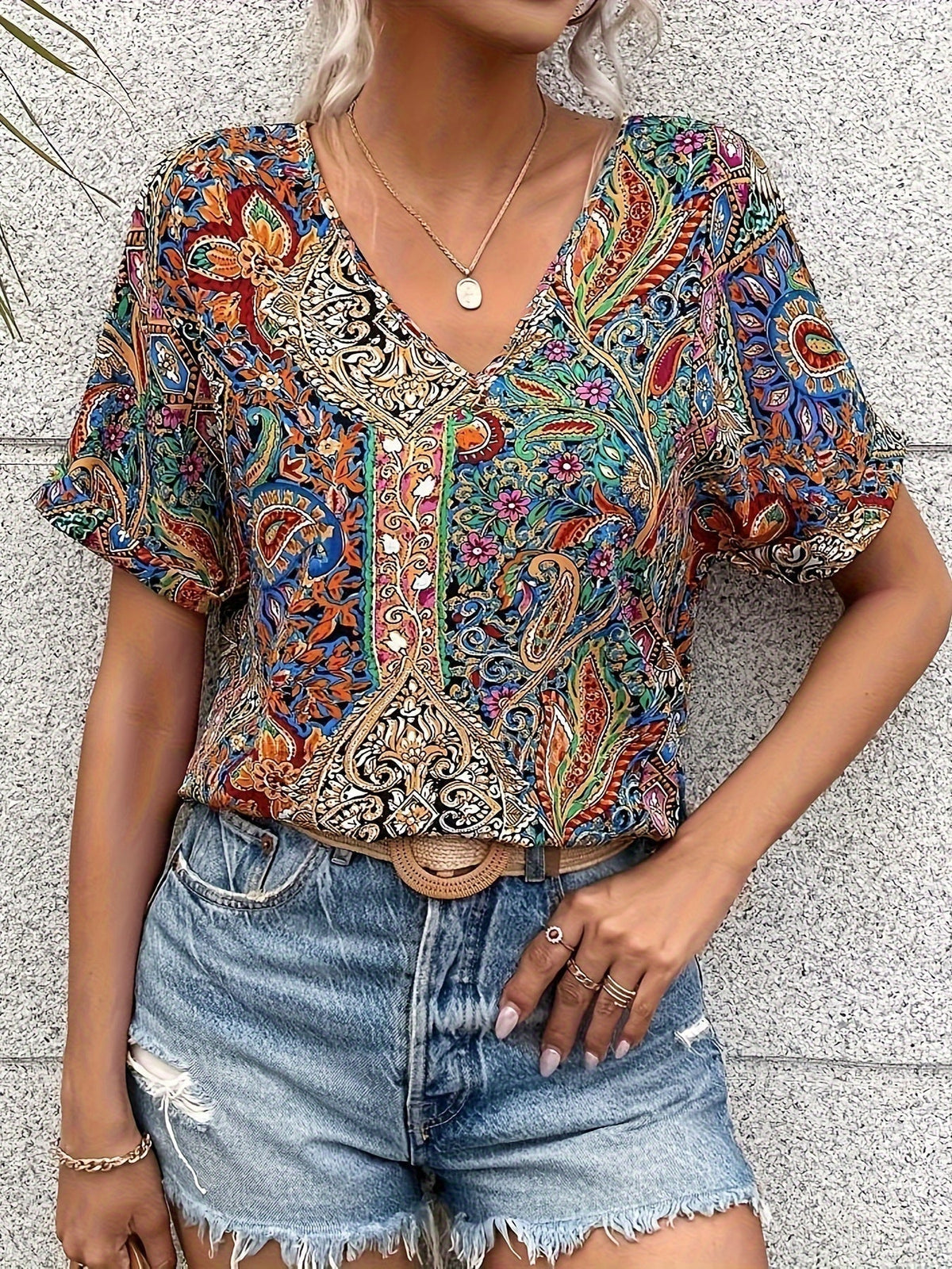 Berenice - Women's Medium Floral Top - photo 4
