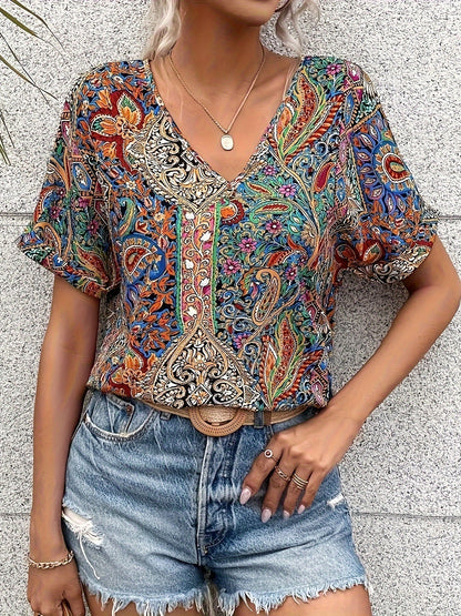 Berenice - Women's Medium Floral Top - photo 4