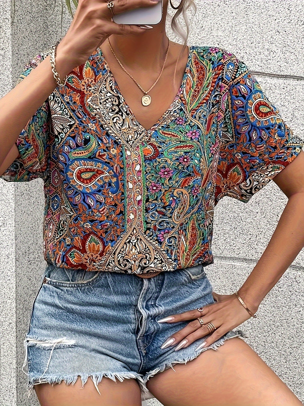 Berenice - Women's Medium Floral Top - photo 3