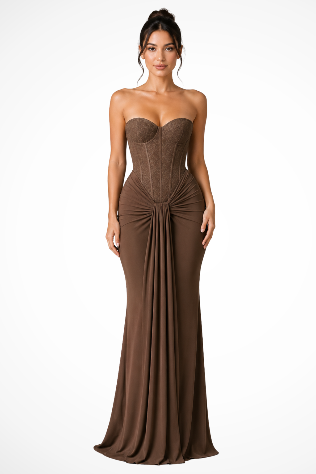 Ulla - Women's Lace Strapless Dress - photo 10