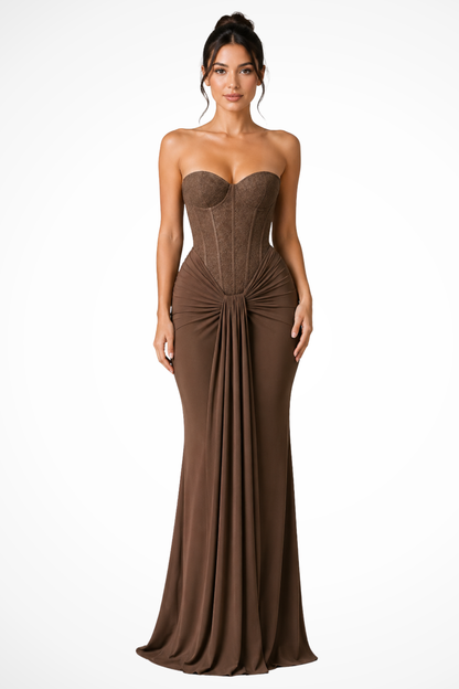 Ulla - Women's Lace Strapless Dress - photo 10