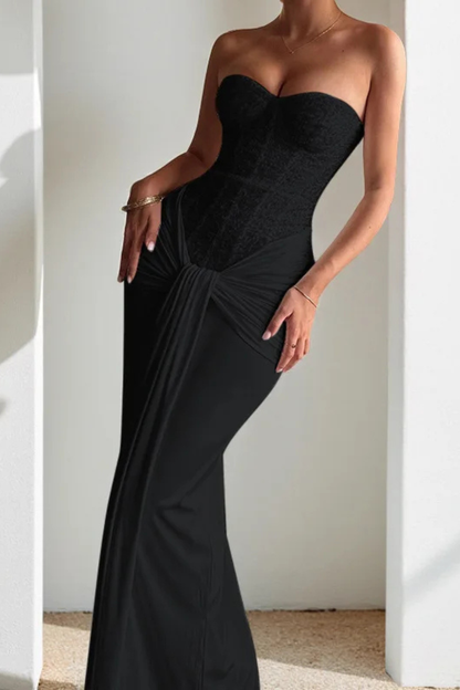 Ulla - Women's Lace Strapless Dress - photo 2
