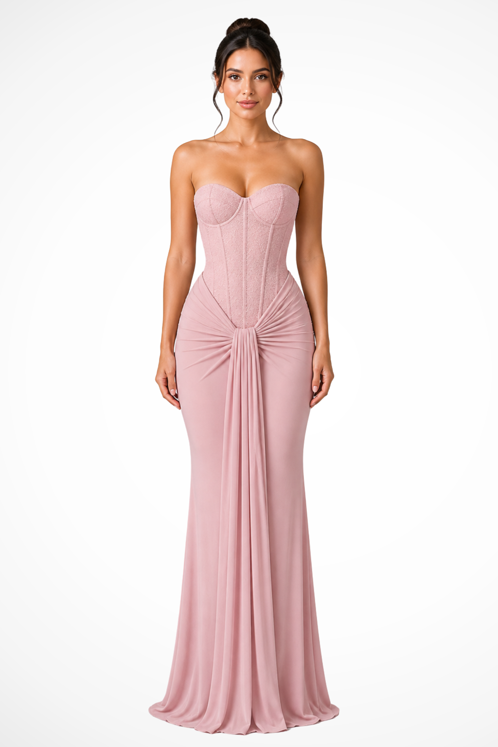 Ulla - Women's Lace Strapless Dress - photo 9