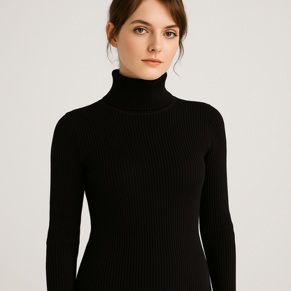 Ingrid - Women's Slim-Fit Ribbed Sweater - photo 5