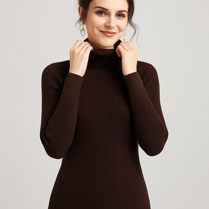 Ingrid - Women's Slim-Fit Ribbed Sweater - photo 8