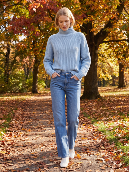 Hermine - Women's Relaxed Knit Sweater - photo 11
