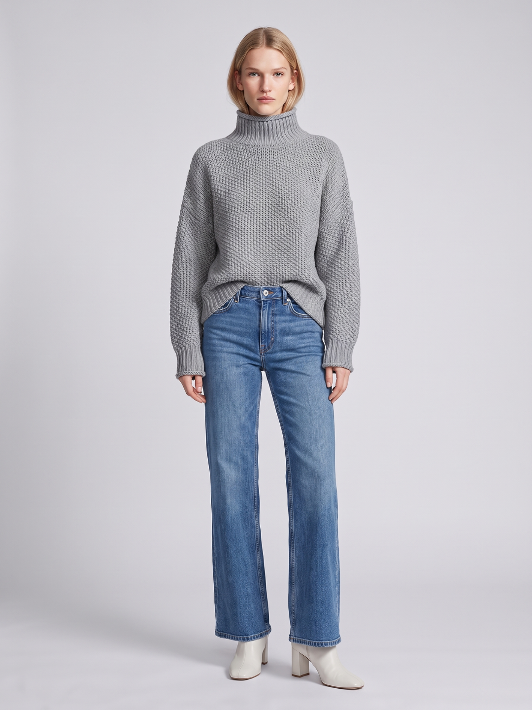 Hermine - Women's Relaxed Knit Sweater - photo 4