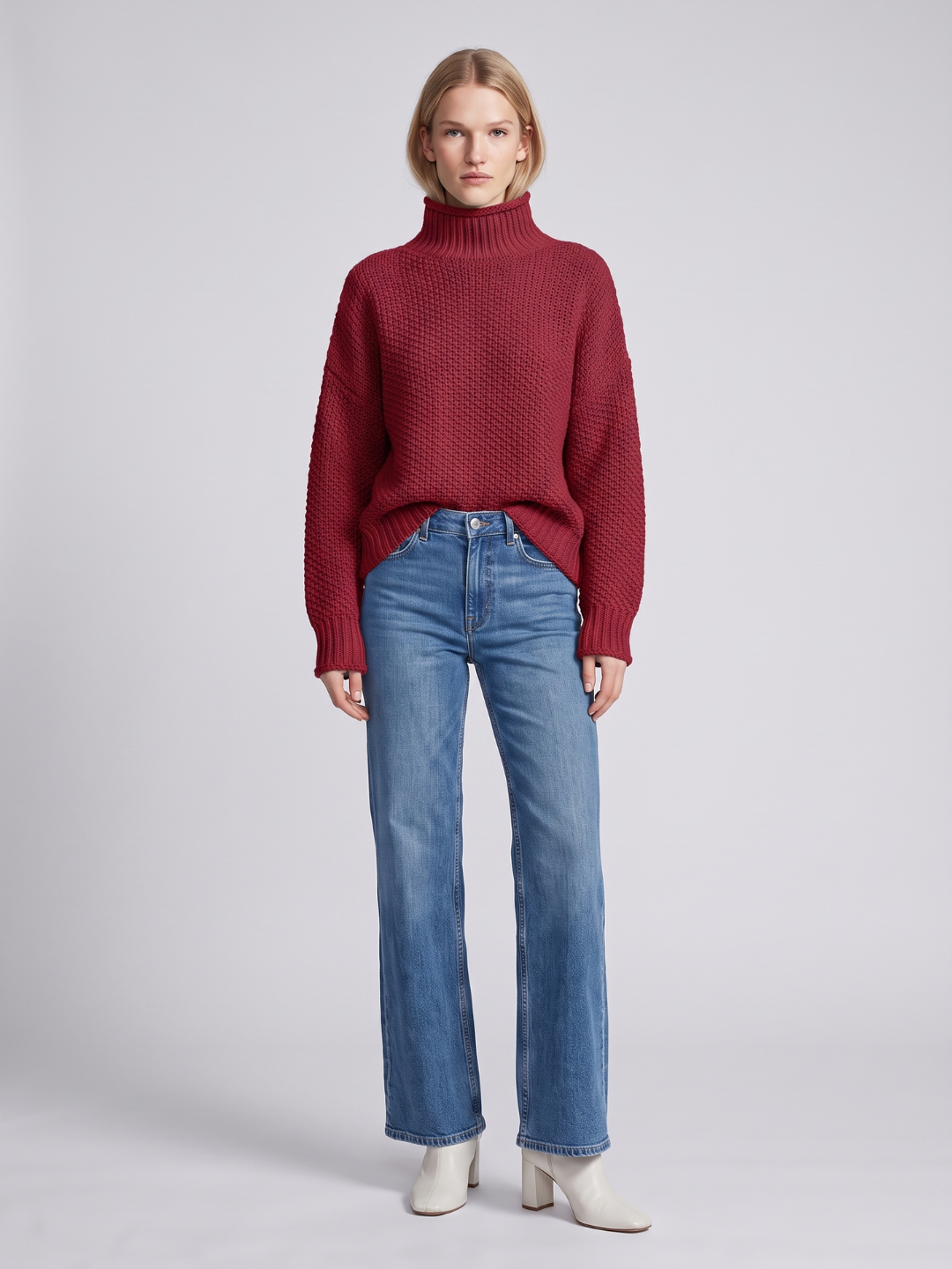 Hermine - Women's Relaxed Knit Sweater - photo 6