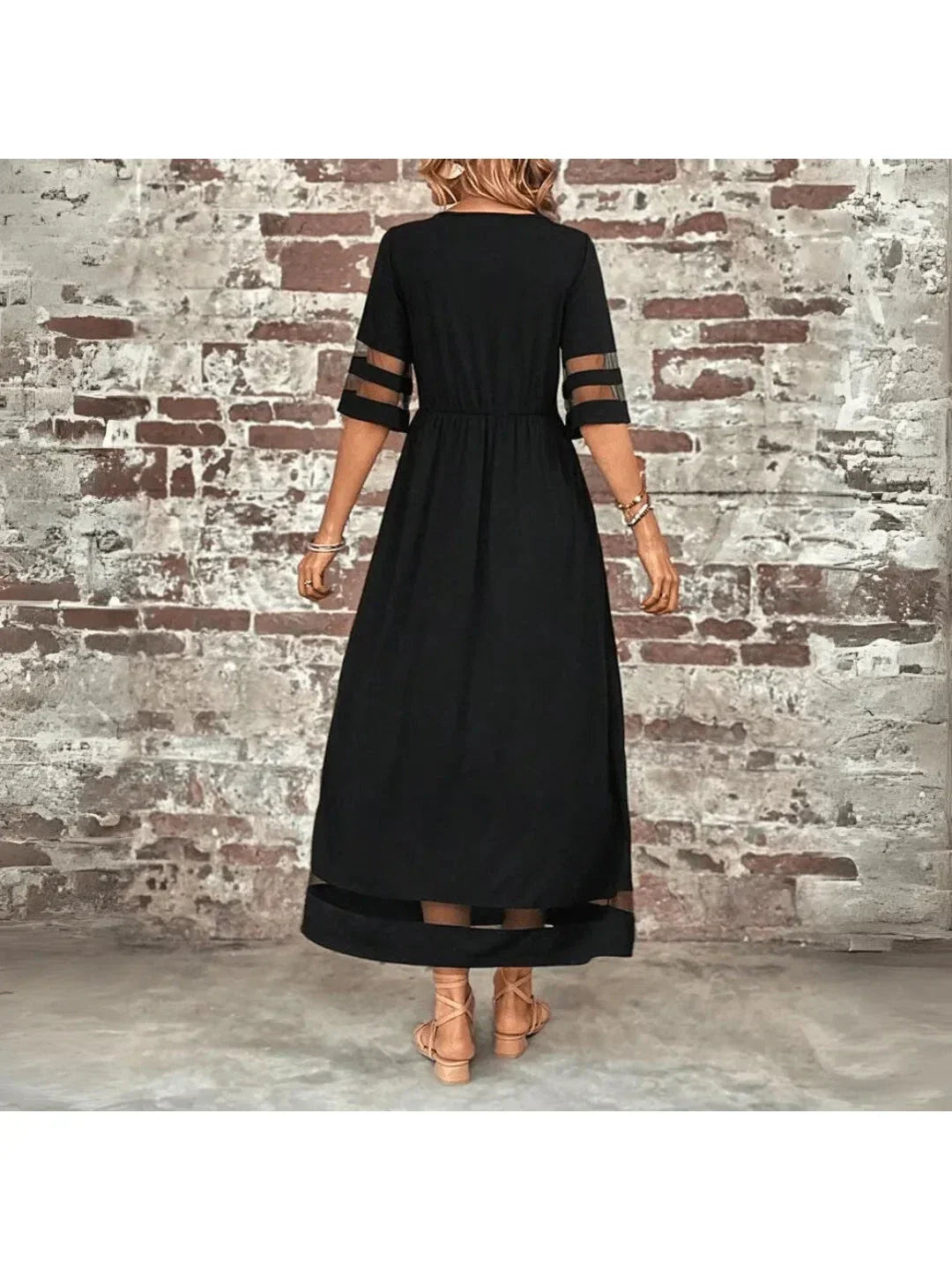 Delphine - Women's Midi Mesh Dress - photo 4