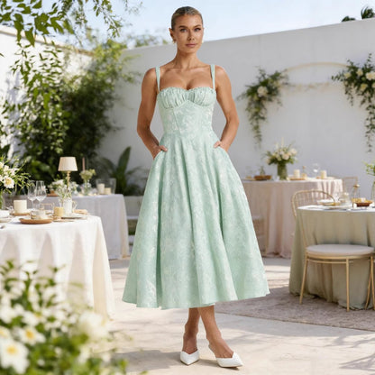 Liora - Women's Ruched Bodice Dress - photo 1