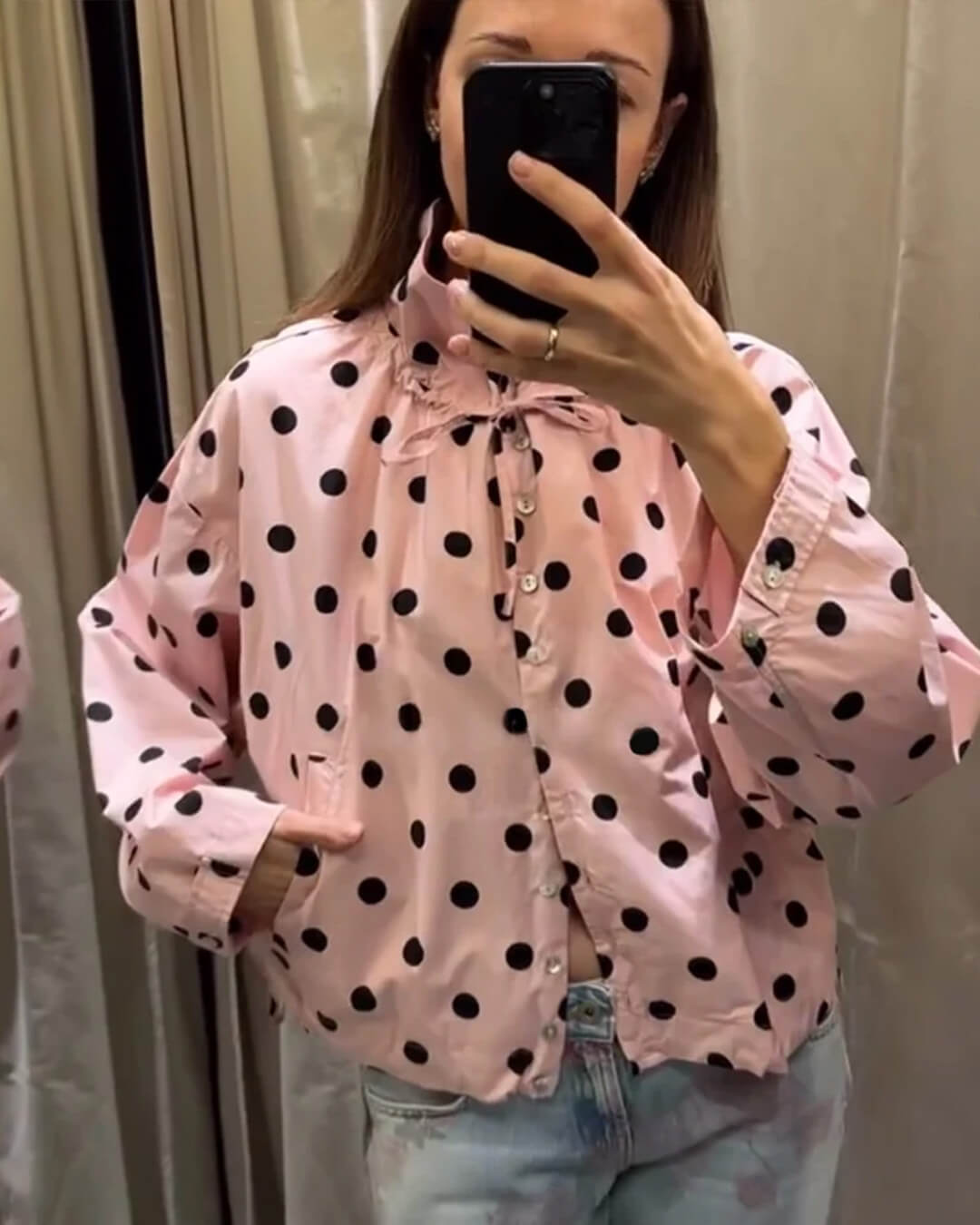 Ilaria - Women's Polka Dot Jacket - photo 7