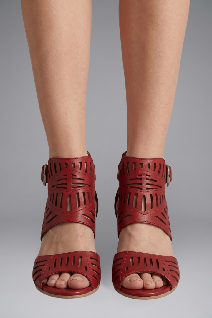 Nerissa - Women's Laser-Cut Ankle Shoes - photo 8