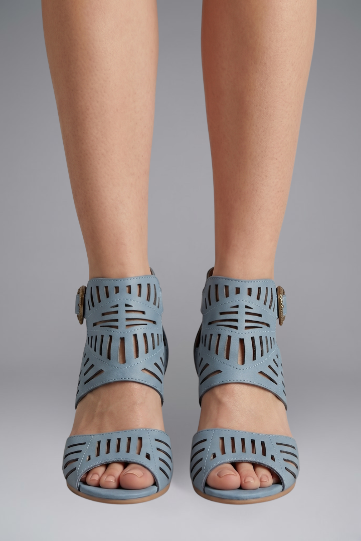 Nerissa - Women's Laser-Cut Ankle Shoes - photo 9