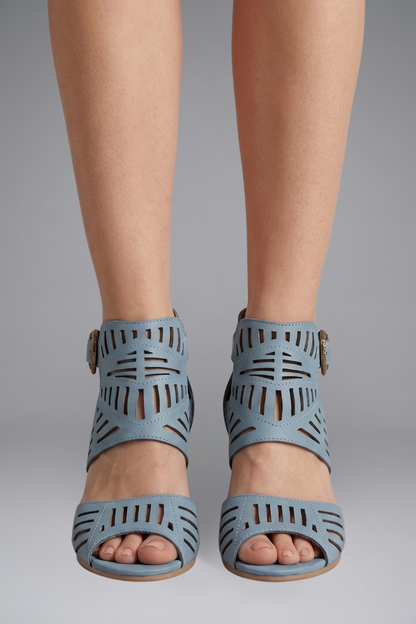 Nerissa - Women's Laser-Cut Ankle Shoes - photo 9