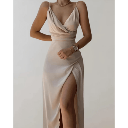Colette - Women's Maxi Ruching Dress - photo 1