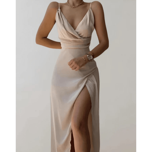 Colette - Women's Maxi Ruching Dress - photo 1