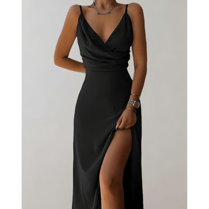 Colette - Women's Maxi Ruching Dress - photo 4