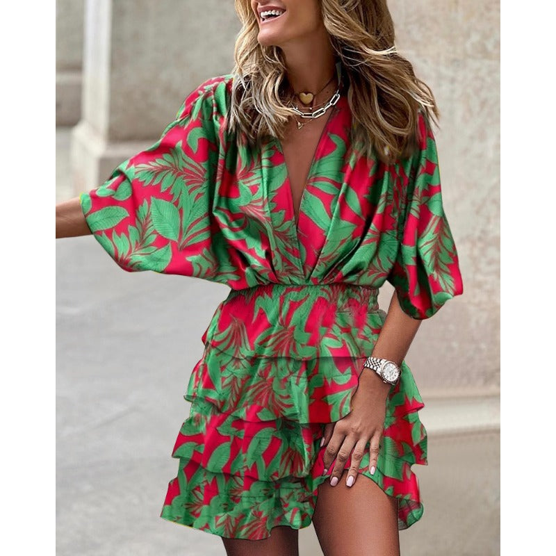 Ellie - Women's Floral Mini Dress - photo 5