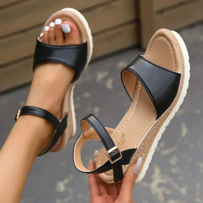 Magdalena - Women's Espadrille Flatform Shoes - photo 2