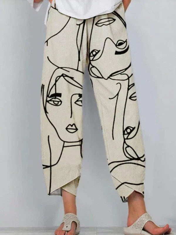 Hermine - Women's Relaxed Elasticated Pants - photo 1