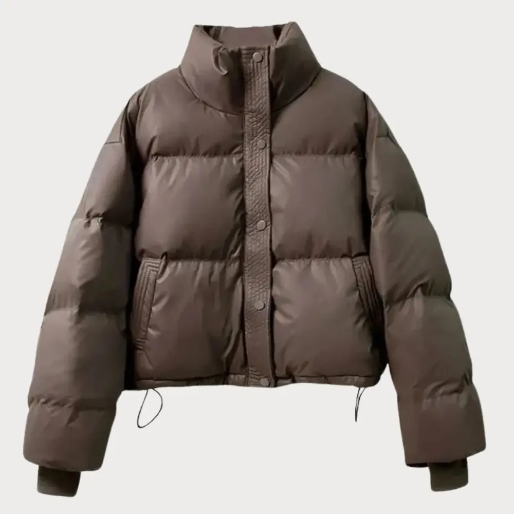 Noor - Women's Cropped Puffer Jacket - photo 3