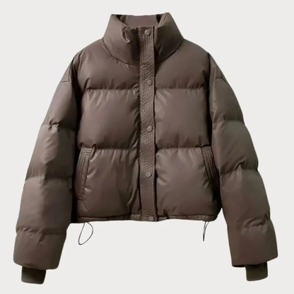 Noor - Women's Cropped Puffer Jacket - photo 3