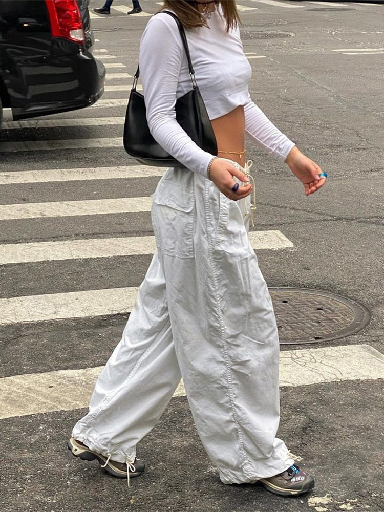 Eliane - Women's Baggy Wide-Leg Pants - photo 1