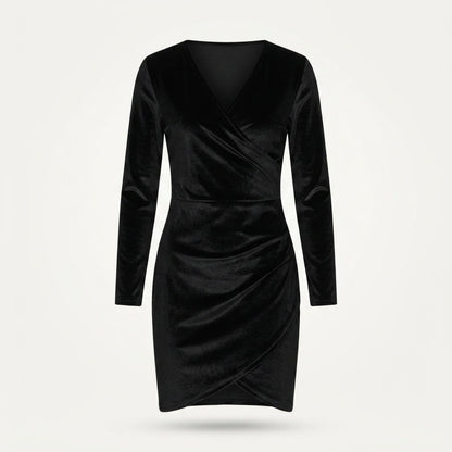 Jolene - Women's Wrap Mini Dress - photo 4