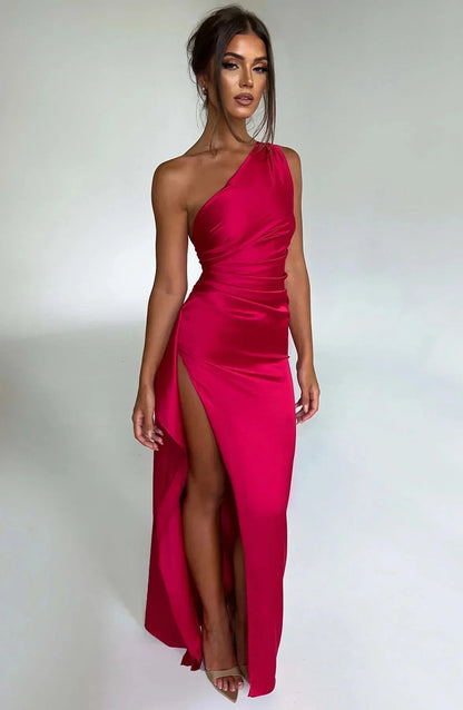 Liesel - Women's Maxi Asymmetric Dress - photo 1