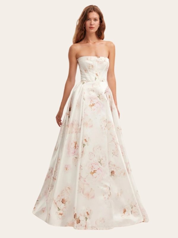 Ariana - Women's Strapless Maxi Dress - photo 7