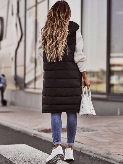 Kerensa - Women's Hooded Puffer Vest - photo 4