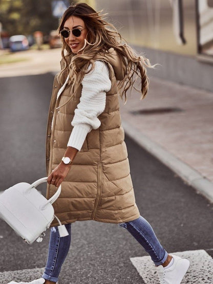 Kerensa - Women's Hooded Puffer Vest - photo 6