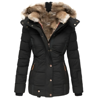 Jolene - Women's Hooded Quilted Winter Jacket - photo 2
