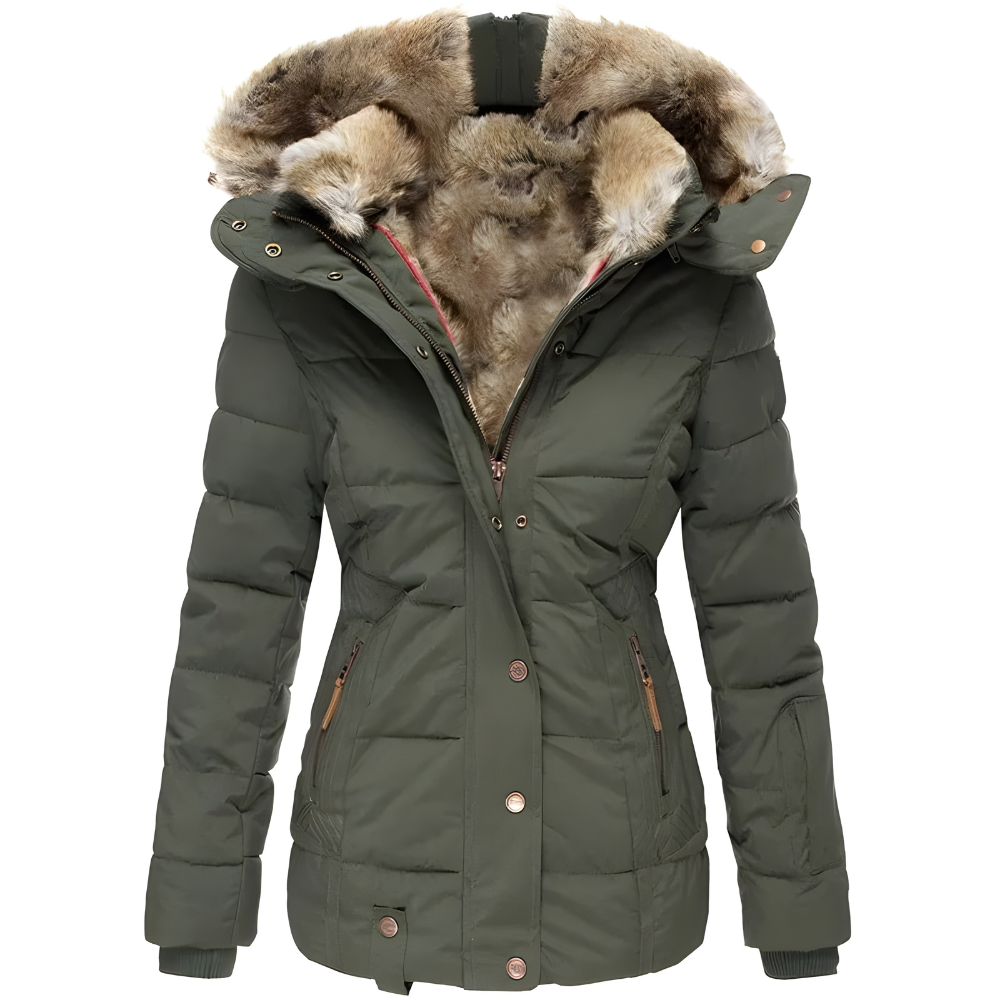 Jolene - Women's Hooded Quilted Winter Jacket - photo 9