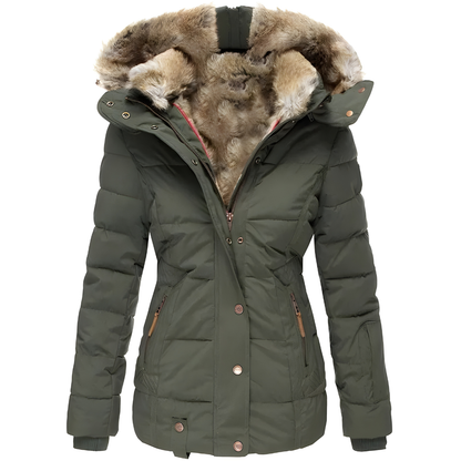 Jolene - Women's Hooded Quilted Winter Jacket - photo 9