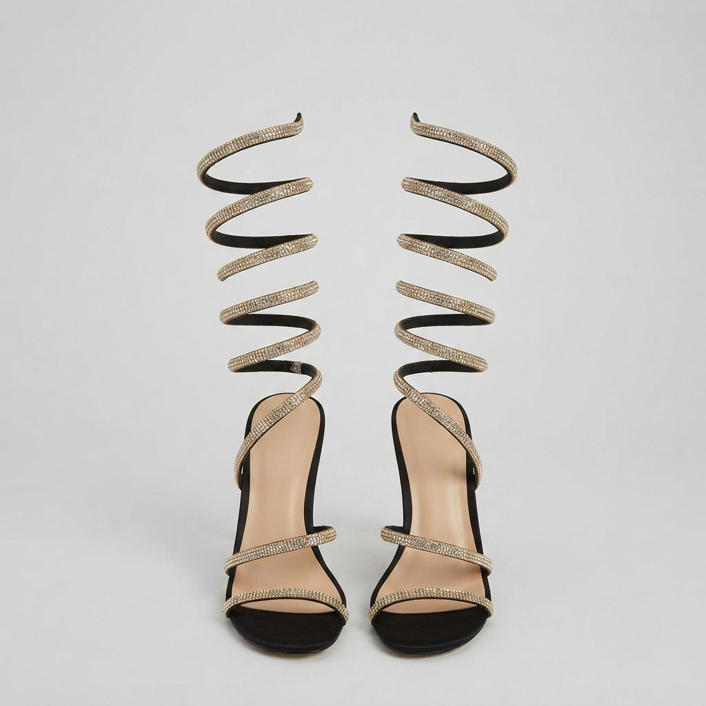 Amaia - Women's Strappy Square Shoes - photo 2