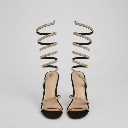 Amaia - Women's Strappy Square Shoes - photo 2