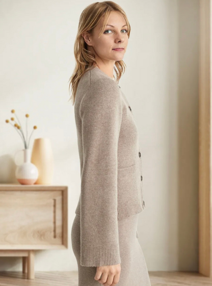 Edith - Women's Knit Balloon Sweater - photo 4