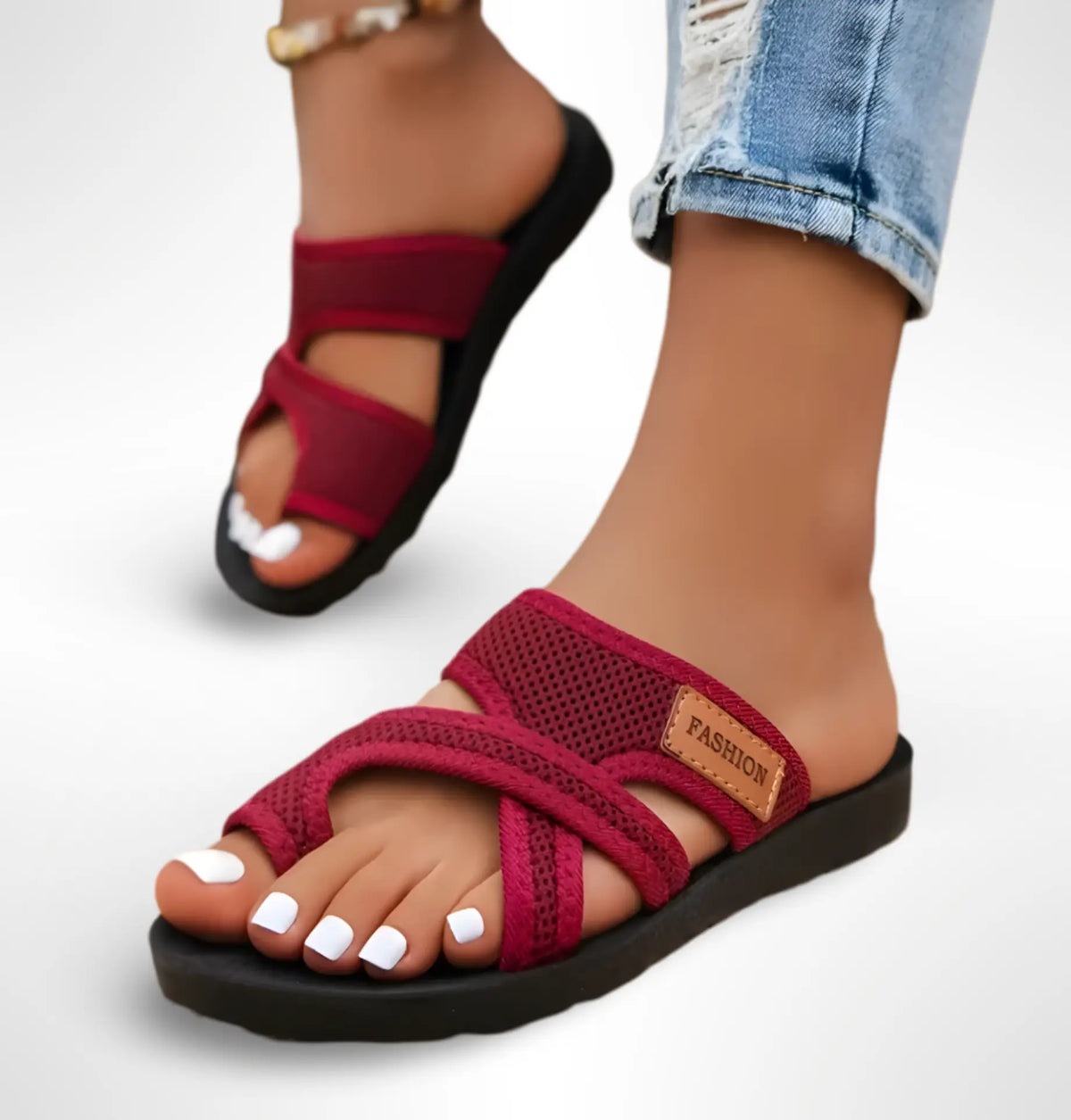Opaline - Women's Slide Flat Sandals - photo 7