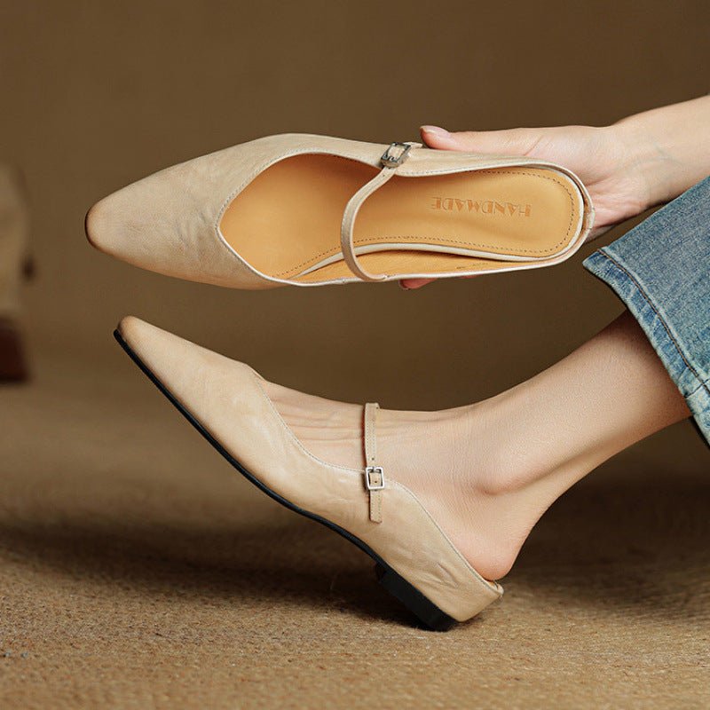 Anneliese - Women's Mule Leather Shoes - photo 1